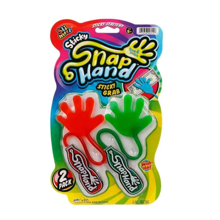 Mey İthalat® Snap Hand 0315 SUN-JRU-2 Asortili 2li Yapışkan El -