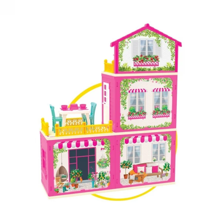 Mey İthalat® 03663 LOLA NIN DÜŞLER EVİ 3 KATLI