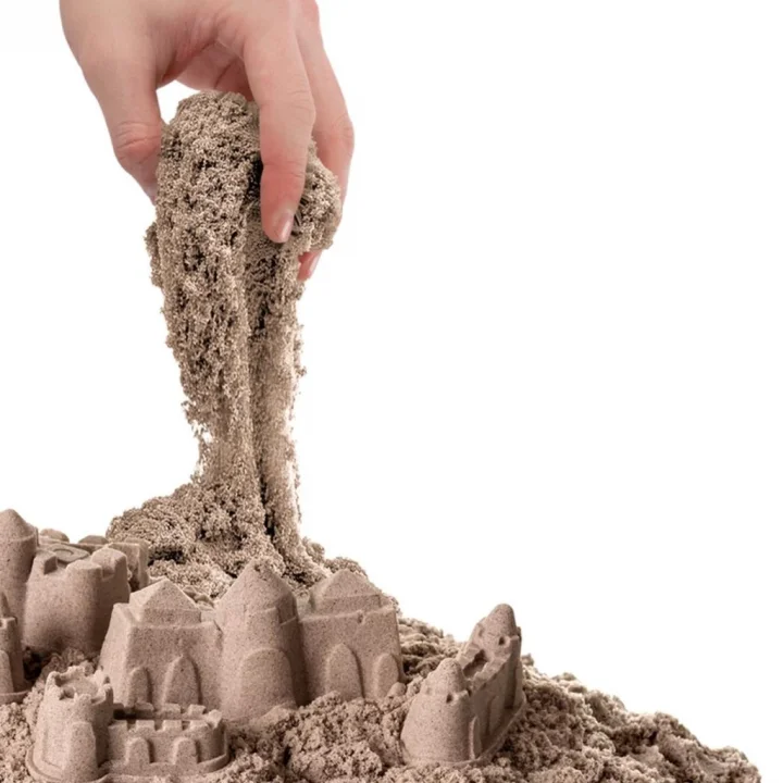 Mey İthalat® 03685  AKSESUARLI NATUREL KİNETİK OYUN KUMU 500 GR