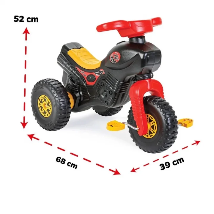 Mey İthalat® 07 175  Black Eagle Pedallı Motorsiklet