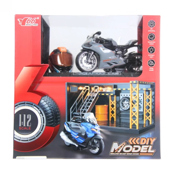 Mey İthalat® 1/12 Motosiklet Ducati PB 3R Sesli ve Işıklı