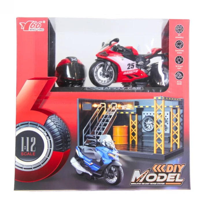 Mey İthalat® 1/12 Motosiklet Ducati PB 3R Sesli ve Işıklı