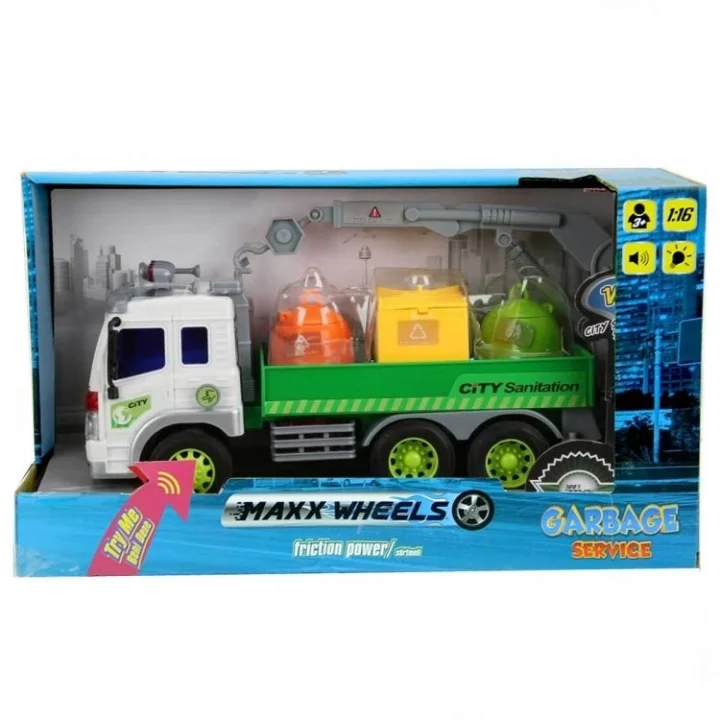 Mey İthalat® 1:16 Sürtmeli Geri Dönüşüm Araçları