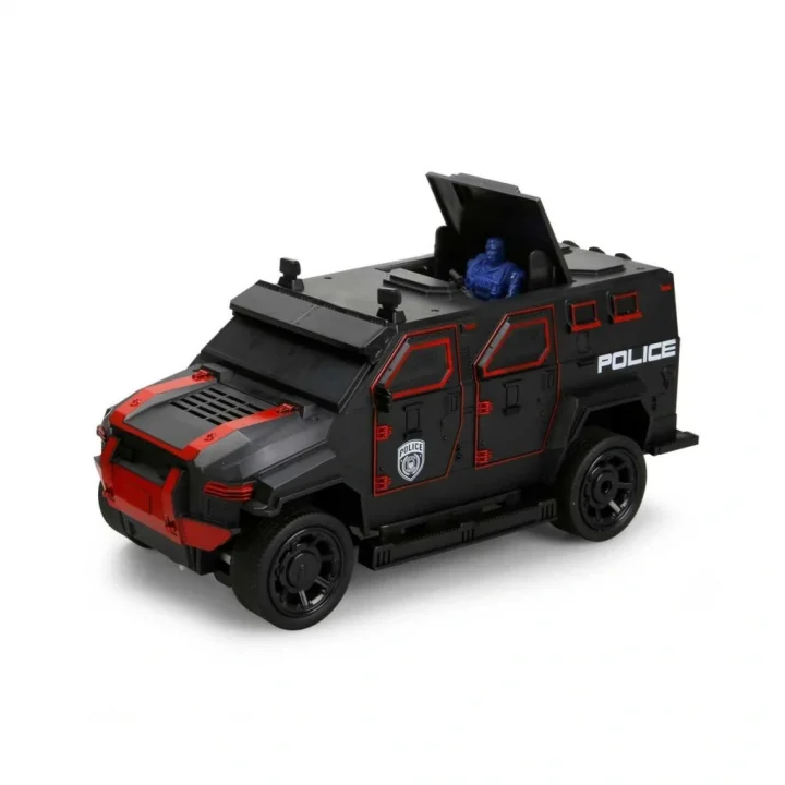 Mey İthalat® 1:16 Uzaktan Kumandalı Işıklı Polis Panzer