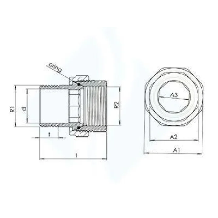 Mey İthalat® 1/2 Düz Radyatör Rakoru