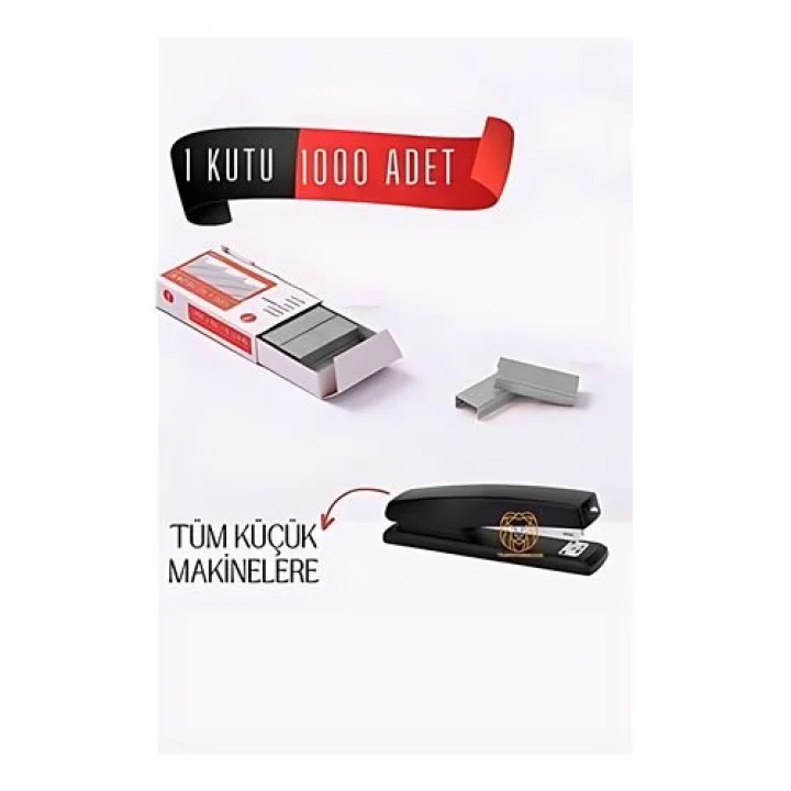 Mey İthalat® 1 Kutu 1000 Adet Küçük Zımba Teli 715685