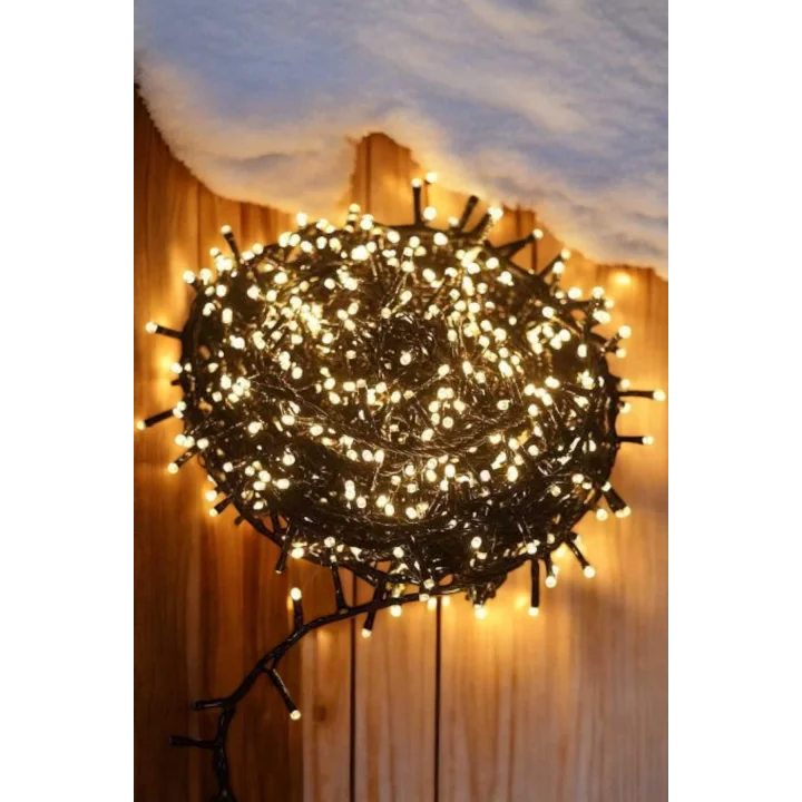 Mey İthalat® 10 Metre Led Işık Saçaklı Dekoratif Şerit Led