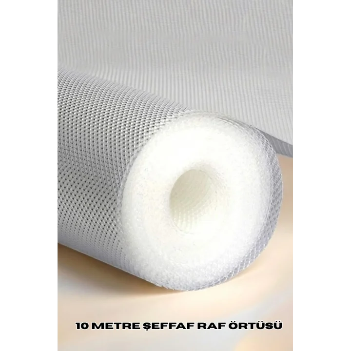 Mey İthalat® 10 Metre Toz Korumalı Kaydırmaz Şeffaf Çekmece Organizeri