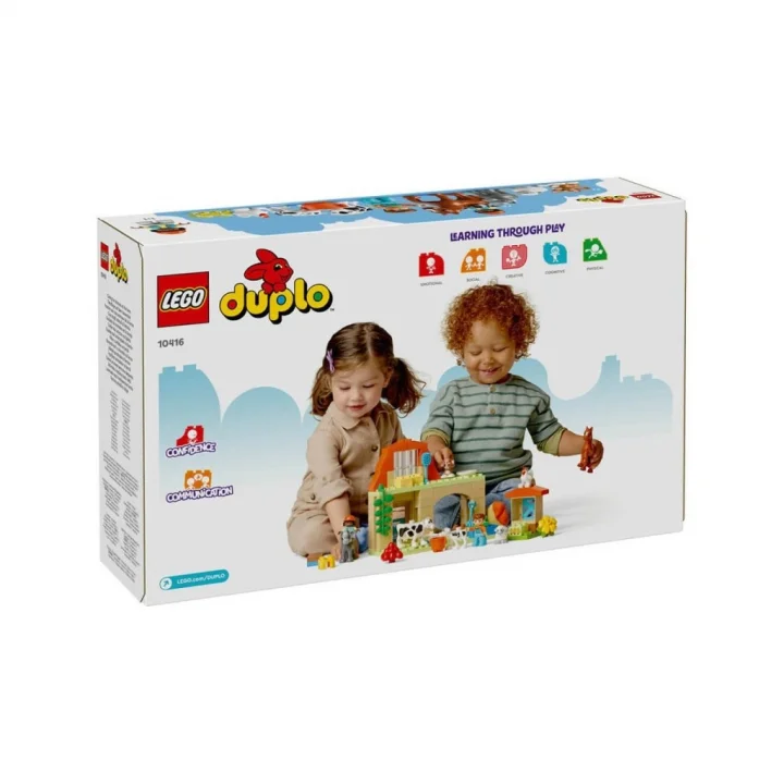 Mey İthalat® 10416  Duplo Çiftlik Hayvanlarının Bakımı 74 parça +2 yaş