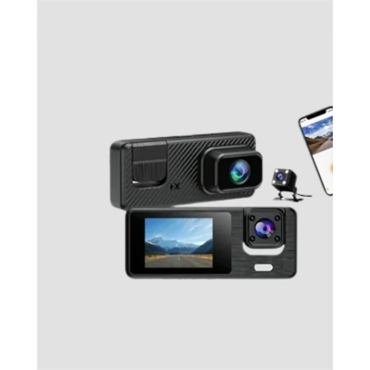 Mey İthalat® 1080P 3 Kameralı Araç DVR -Q301