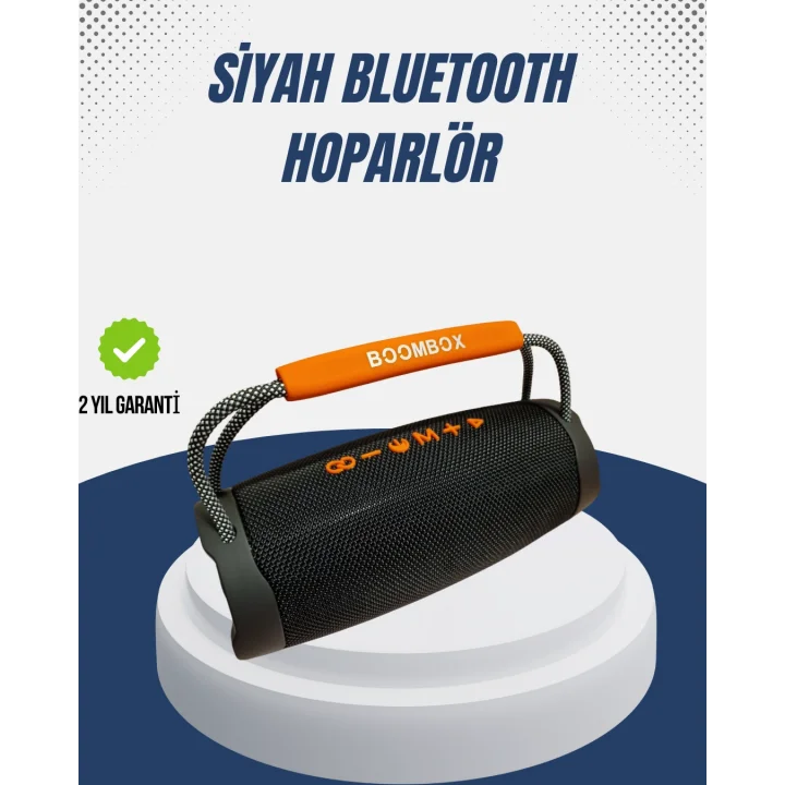 Mey İthalat® 10W Çift Çıkış Güçlü Bluetooth Hoparlör Eller Serbest