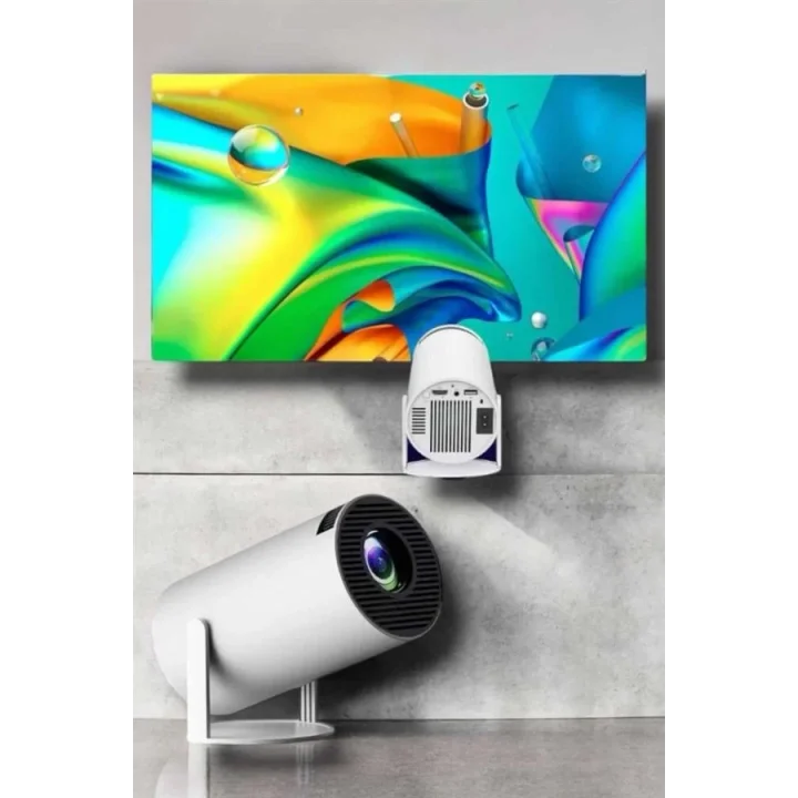 Mey İthalat® 130 İnç Geniş Ekran ve 4K Destekli Full HD Projeksiyon Cihazı