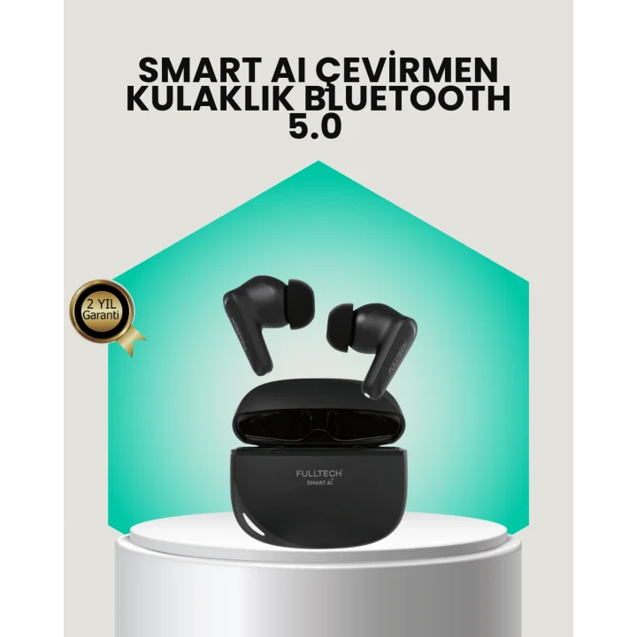 Mey İthalat® 135 Dilde Gerçek Zamanlı Çeviri Özellikli TWS Bluetooth Kulaklık