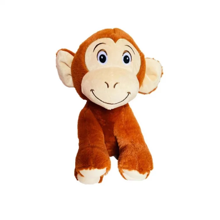 Mey İthalat® 1438 Mika Maymun 30 cm Kahverengi -Selay Oyuncak