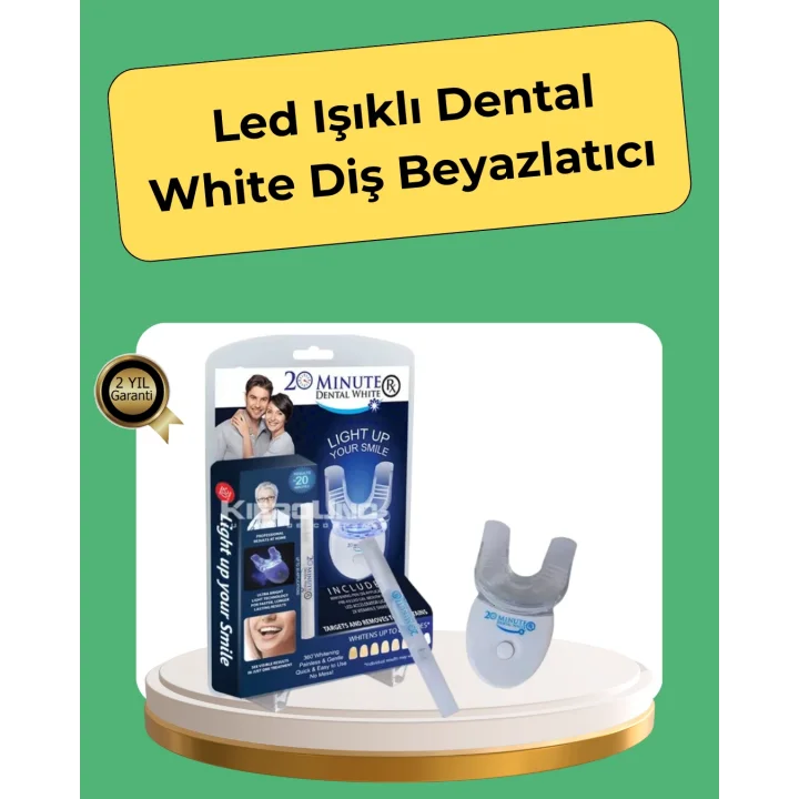 Mey İthalat® 20 Dakikada Hızlı Etkili Diş Beyazlatıcı Cihaz
