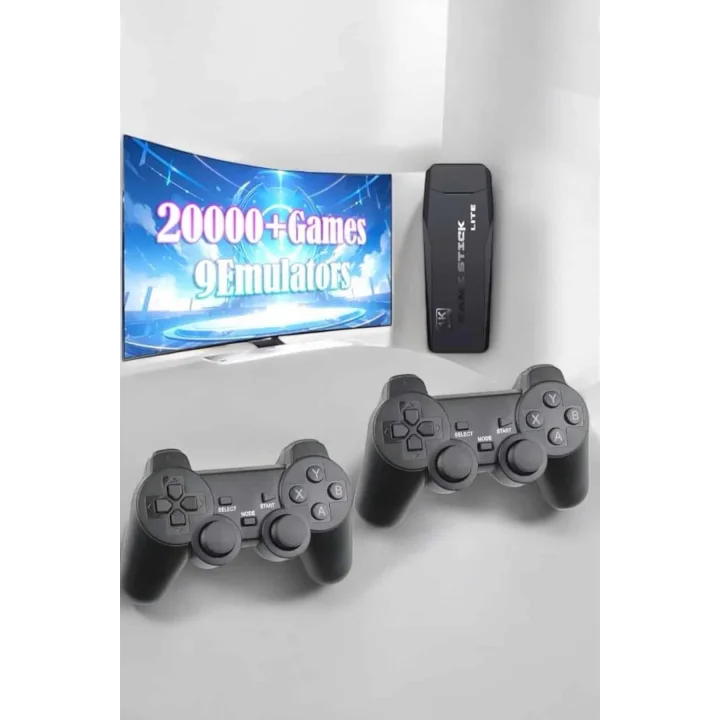 Mey İthalat® 20.000 Oyunlu Premium Model Oyun Konsolu 8k Android Tv HD Game Stick
