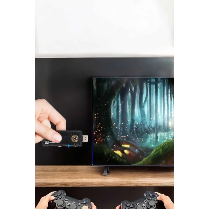 Mey İthalat® 20.000 Oyunlu Premium Model Oyun Konsolu 8k Android Tv HD Game Stick