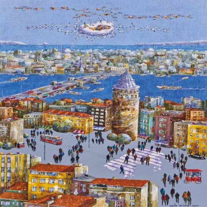 Mey İthalat® 20072 PUZZLE 500 İCONİC GALATA