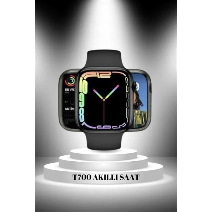 Mey İthalat® 2025 Model Akıllı Saat ve Bluetooth Kulaklık 5.0 Bluetooth Bağlantılı Dokunmatik Ekran