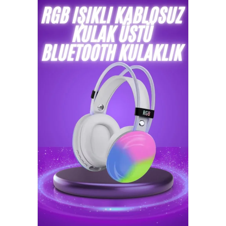 Mey İthalat® 2025 Model Bluetooth Kulaklık Kulak Üstü Kablosuz Uzun Ömürlü Unısex