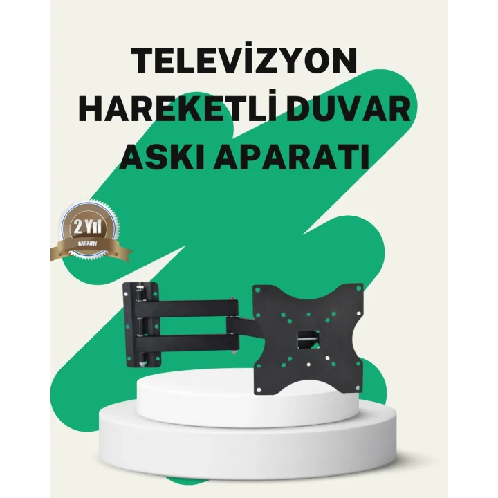 Mey İthalat® 22–49 İnç TV Uyumlu Hareketli Duvar Askı Aparatı