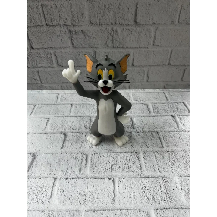 Mey İthalat® 22 cm Tom Figürü Çizgi Karakter Biblo Koleksiyonluk Dekoratif Obje