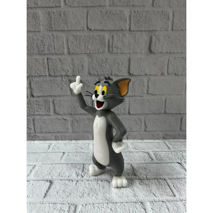 Mey İthalat® 22 cm Tom Figürü Çizgi Karakter Biblo Koleksiyonluk Dekoratif Obje