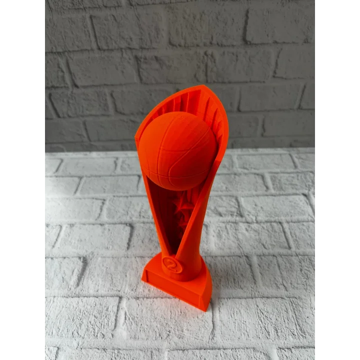 Mey İthalat® 23cm Turuncu Basketbol Kupa Biblo Modern Ödül Dekor Ürünü