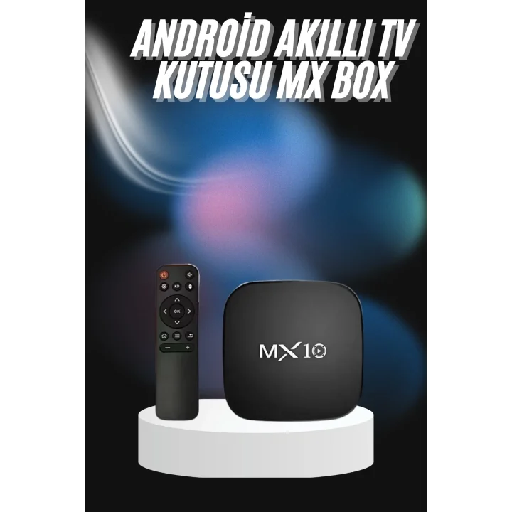 Mey İthalat® 2.4G Wifi Tv Box Medya Oynatıcı TV Uyumlu MX Box Kutusu Android TV