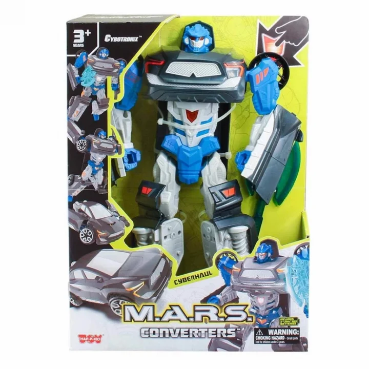 Mey İthalat® 2in1 Sesli ve Işıklı  Dönüşebilen Robot 37 cm
