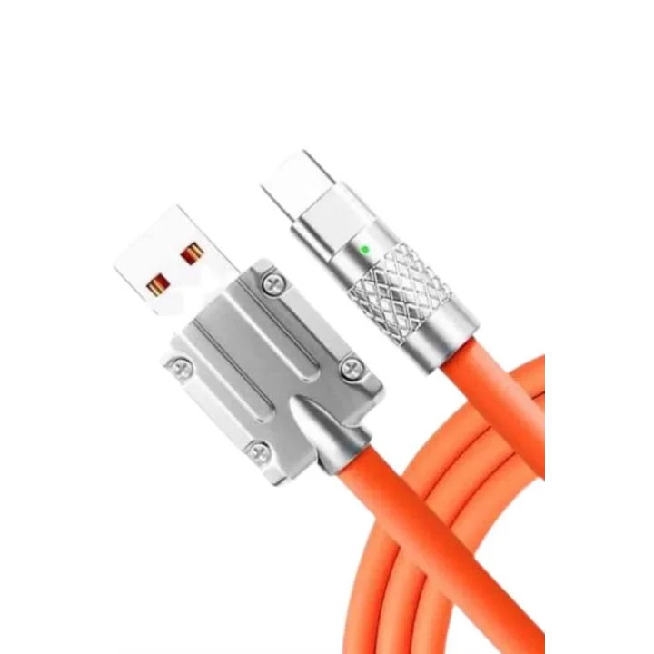 Mey İthalat® 3 İn 1 Süper Hızlı Şarj Kablosu Android ve İOS Uyumlu Silikon Şarj Kablosu