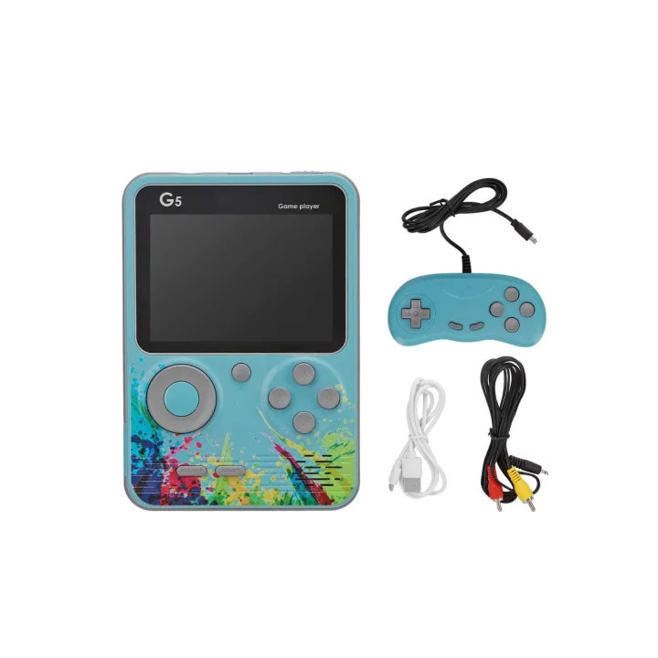 Mey İthalat® 3 İnç Ekran 500 Oyunlu Game Box Mini Taşınabilir Oyun Konsolu