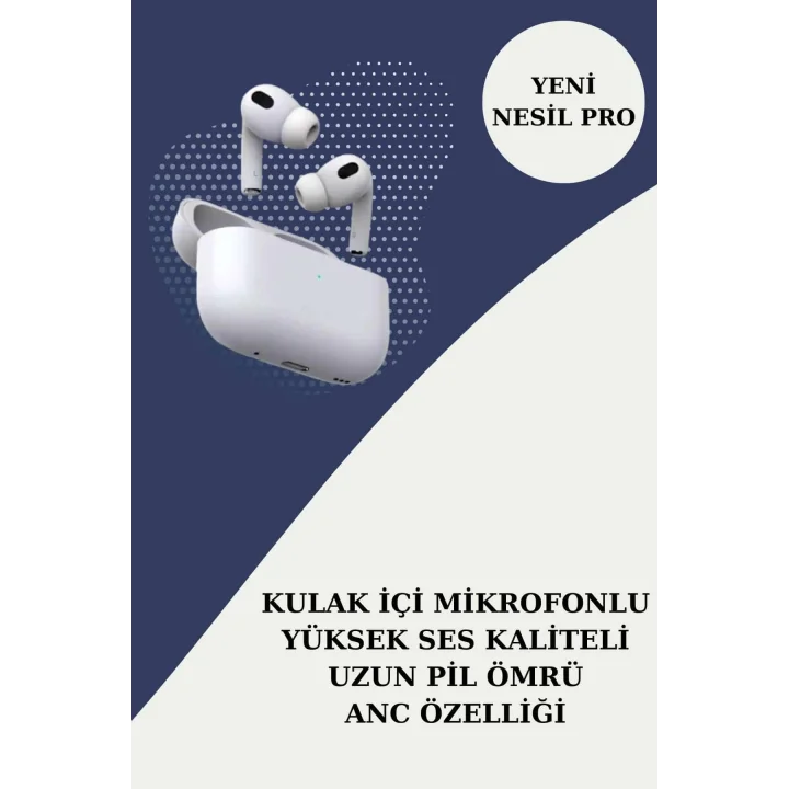 Mey İthalat® 3 Kordonlu Pembe Amoled Ekran Akıllı Saat ve Yeni Nesil Pro Kablosuz Bluetooth Kulaklık ANC/ENC