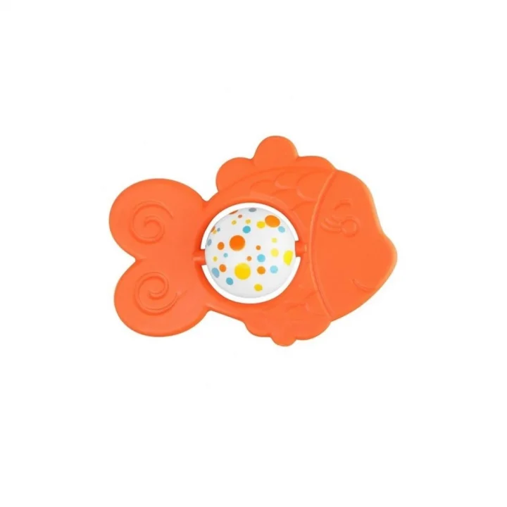 Mey İthalat®  30858  - Arkadaşım Balık Diş Kaşıyıcı Çıngırak