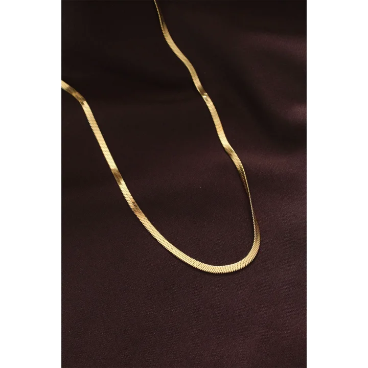 Mey İthalat® 316L Çelik Altın Renk 60 cm İtalyan Zincir Kolye