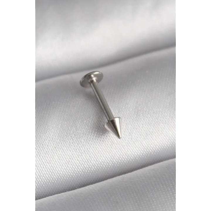 Mey İthalat® 316L Çelik Gümüş Renk Çivi Model Piercing