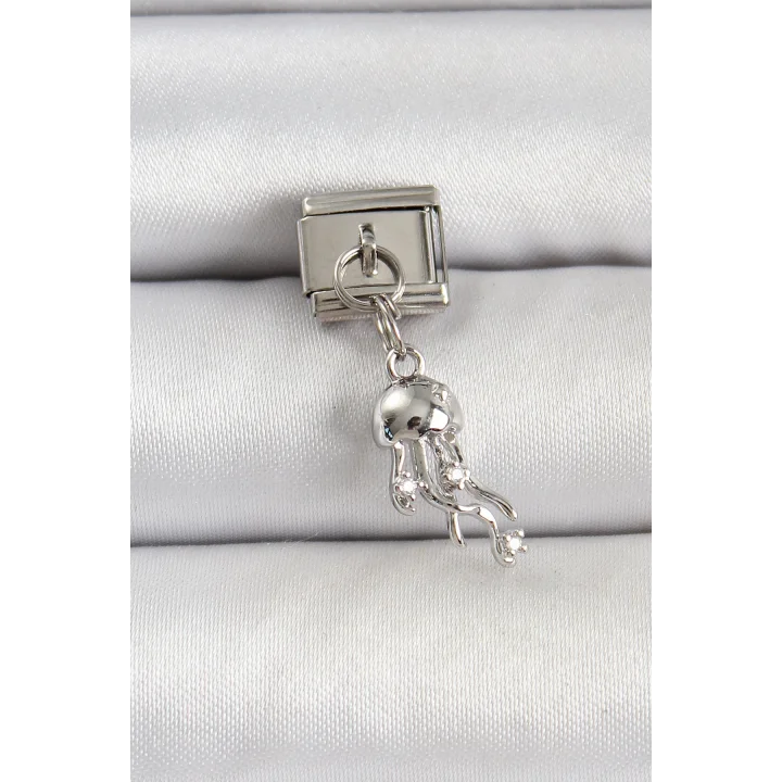 Mey İthalat® 316L Çelik Gümüş Renk Deniz Anası Nomination Charm