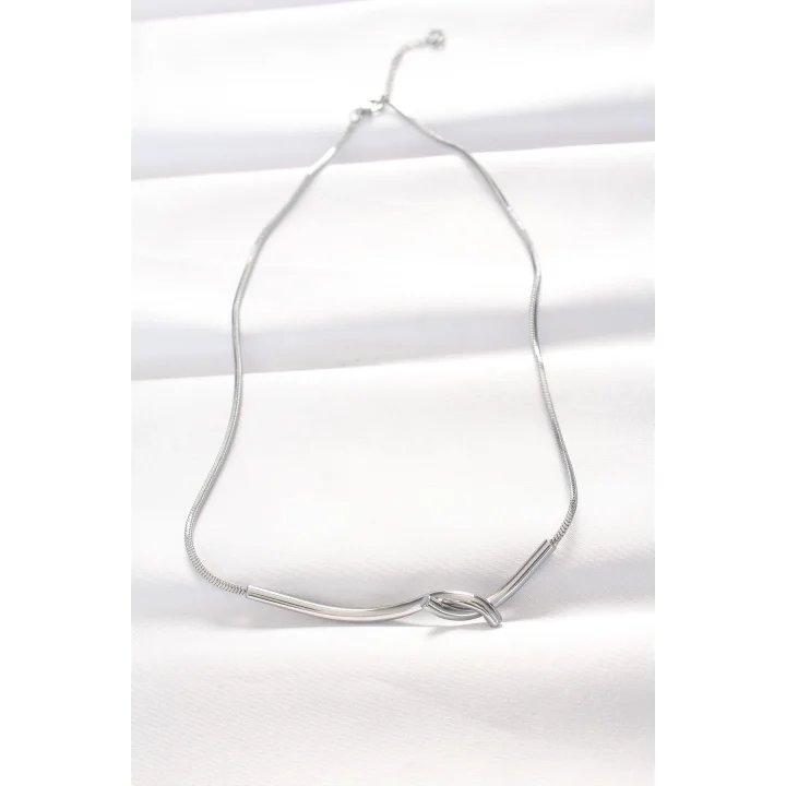 Mey İthalat® 316L Çelik Silver Renk Kolye