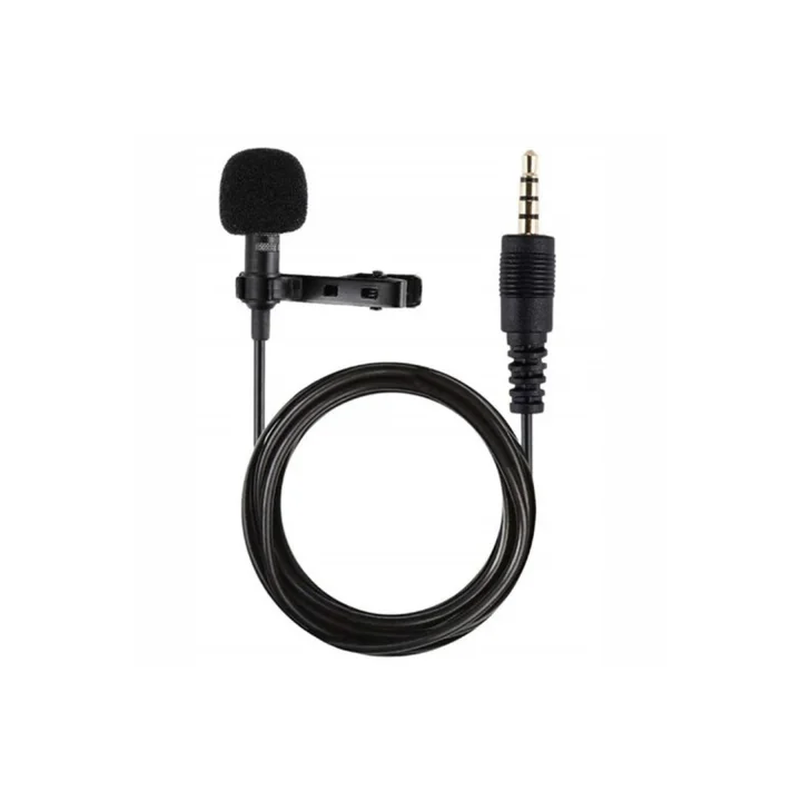 Mey İthalat®  3.5mm Jak 1.5 Metre Double Mikrofon - Siyah