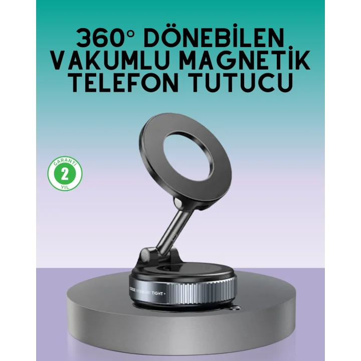 Mey İthalat® 360 Derece Ayarlanabilir Manyetik Araç Telefon Standı