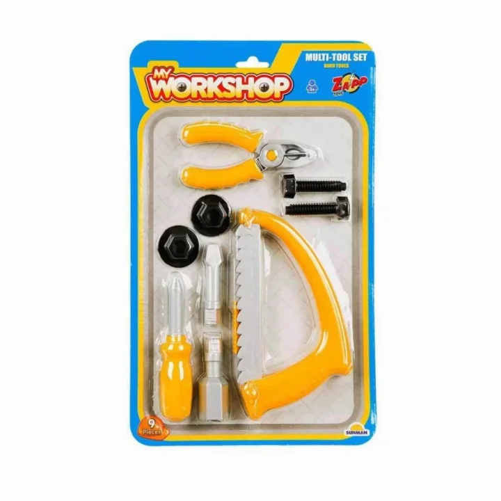 Mey İthalat® 3719 Zapp Toys My Workshop Tamir Seti 9 Parça -