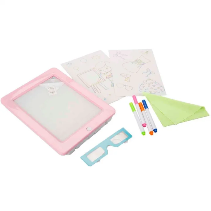 Mey İthalat® 3D Doodle Sihirli Pembe Yazı Tahtası