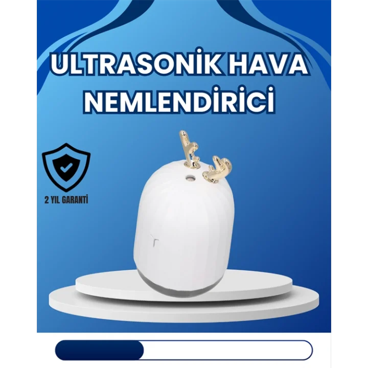 Mey İthalat® 4–8 Saat Çalışma Süreli USB Portatif Masa Nemlendirici