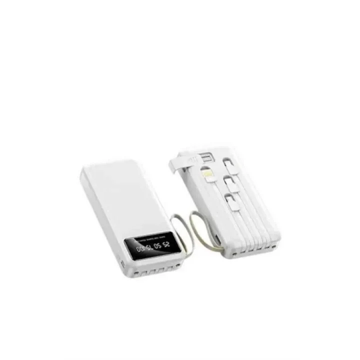 Mey İthalat® 4 Çıkışlı 20.000 MAH Powerbank Taşınabilir Çoklu Giriş