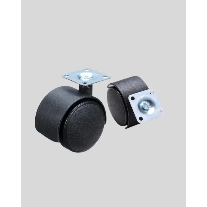 Mey İthalat® 4 cm Çap Kilitsiz Tekerlek Ayağı Tekli Hafif Mobilyalar İçin