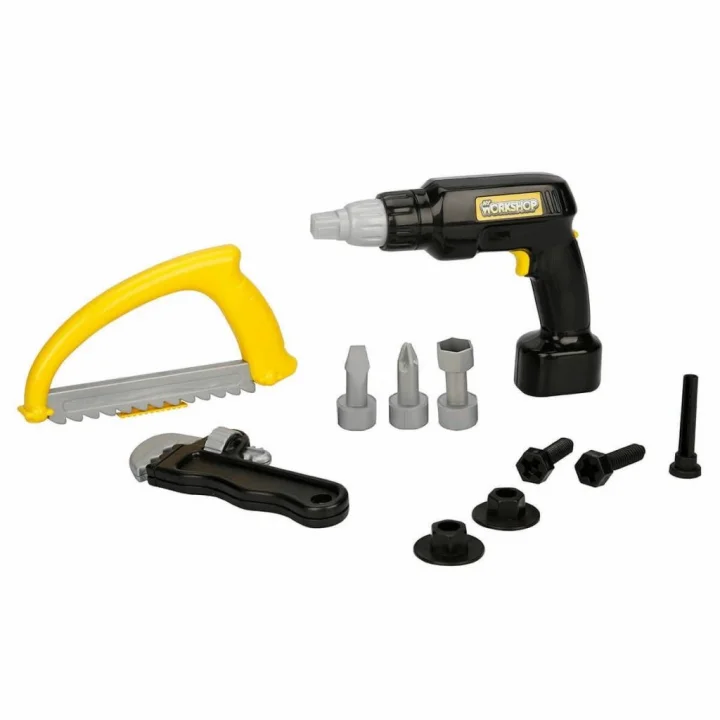 Mey İthalat® 4622  Toys My Worhop Elektronik Tornavida Tamir Seti 11 Parça