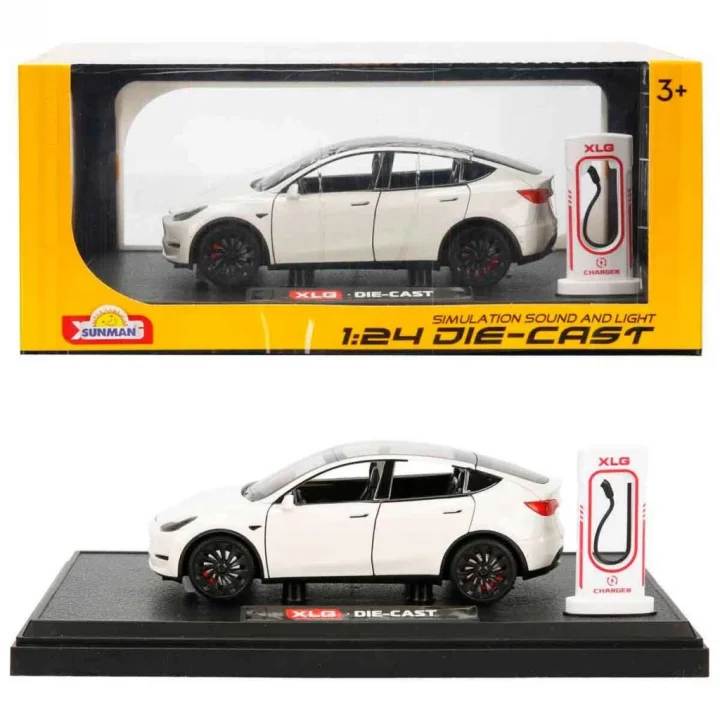 Mey İthalat® 4999 -YFN-1 24 ARABA XLG MODEL-Y 5R.SESLİ IŞIKLI