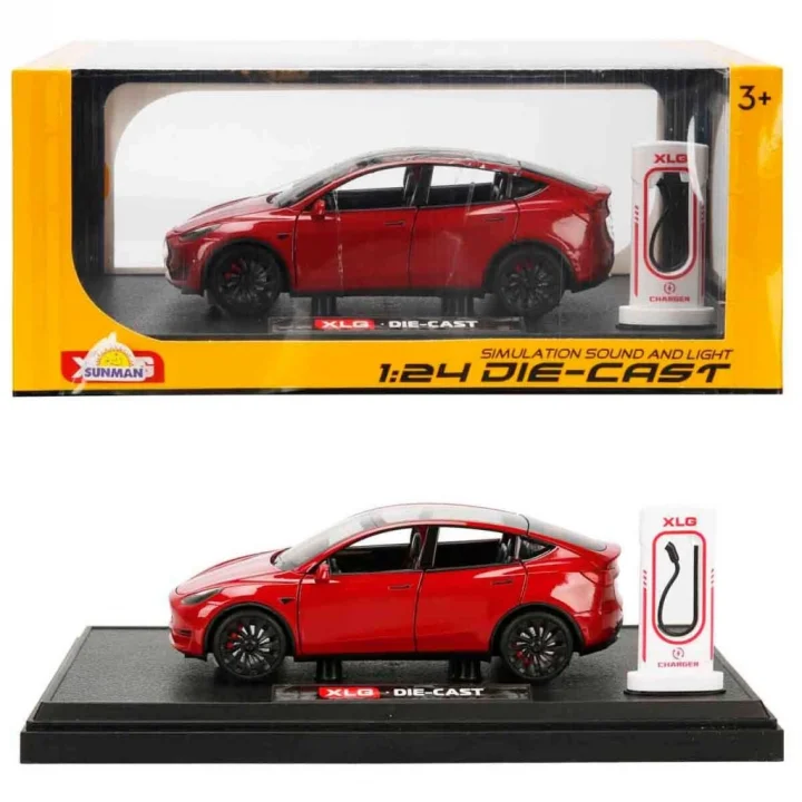 Mey İthalat® 4999 -YFN-1 24 ARABA XLG MODEL-Y 5R.SESLİ IŞIKLI