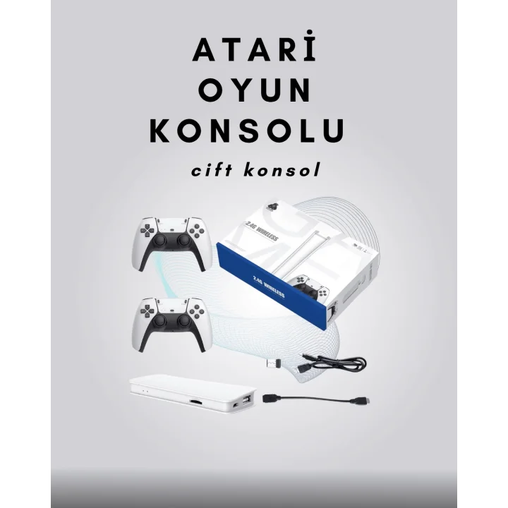 Mey İthalat® 4K Destekli Bluetooth Retro Oyun Konsolu – M15 Modeli