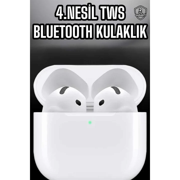 Mey İthalat® 4.Nesil Kaliteli TWS Android ve İOS Uyumlu Mikrofonlu Kulaklık